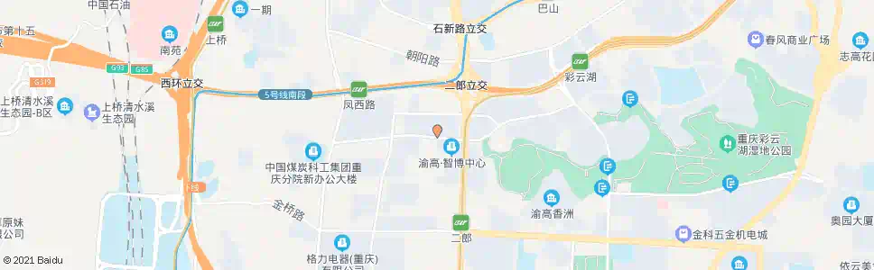 重庆二郎路路口_公交站地图_重庆公交_妙搜公交查询2025