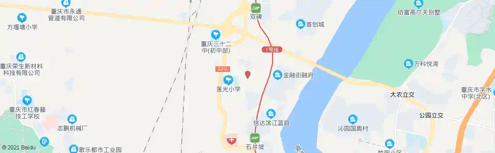 重庆下中心湾_公交站地图_重庆公交_妙搜公交查询2025