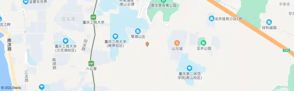重庆西山坪后山_公交站地图_重庆公交_妙搜公交查询2025