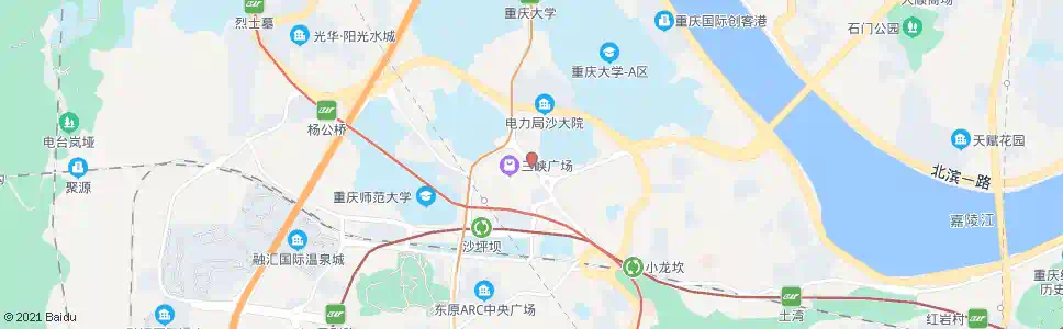 重庆沙坪坝三角碑_公交站地图_重庆公交_妙搜公交查询2025