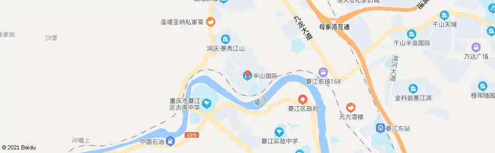 重庆荣润半山国际_公交站地图_重庆公交_妙搜公交查询2025