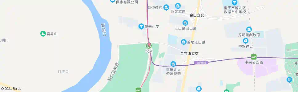 重庆悦来站_公交站地图_重庆公交_妙搜公交查询2025