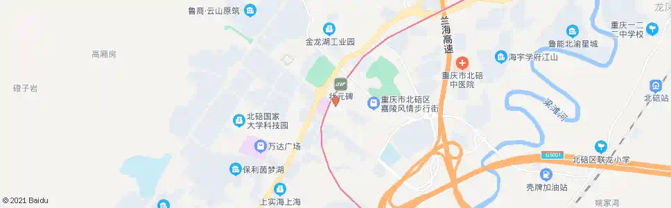 重庆北碚城南公交枢纽站_公交站地图_重庆公交_妙搜公交查询2025
