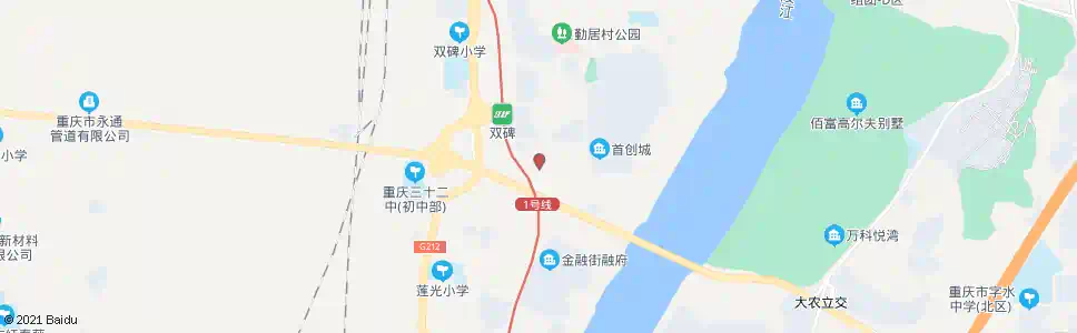 重庆嘉陵中学_公交站地图_重庆公交_妙搜公交查询2025