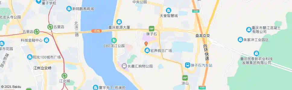 重庆弹子石群慧路_公交站地图_重庆公交_妙搜公交查询2025