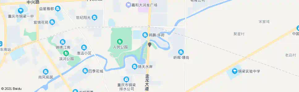 重庆铜梁青少年宫_公交站地图_重庆公交_妙搜公交查询2025