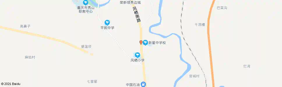 重庆新星中学_公交站地图_重庆公交_妙搜公交查询2025