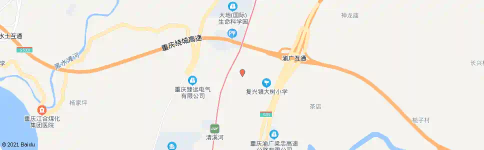 重庆金福雅苑_公交站地图_重庆公交_妙搜公交查询2025