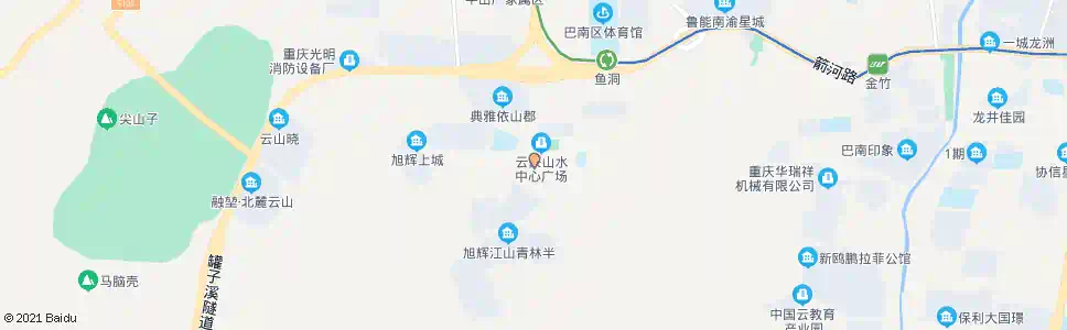 重庆云纂山水公租房C区_公交站地图_重庆公交_妙搜公交查询2025