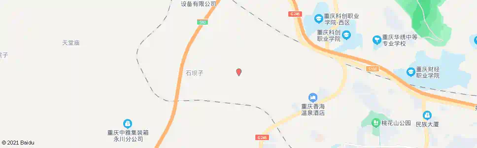 重庆干田坳_公交站地图_重庆公交_妙搜公交查询2025