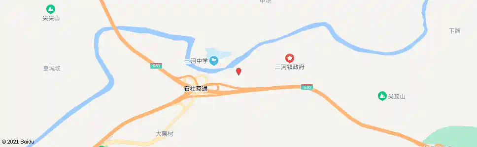 重庆川主坝村委会_公交站地图_重庆公交_妙搜公交查询2025