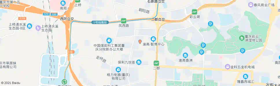 重庆服务外包楼B区_公交站地图_重庆公交_妙搜公交查询2025