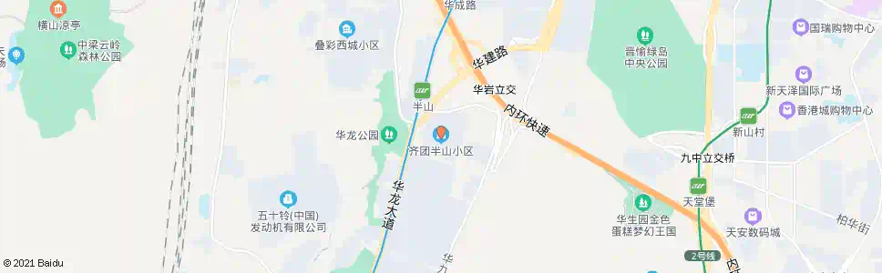 重庆半山小区_公交站地图_重庆公交_妙搜公交查询2025