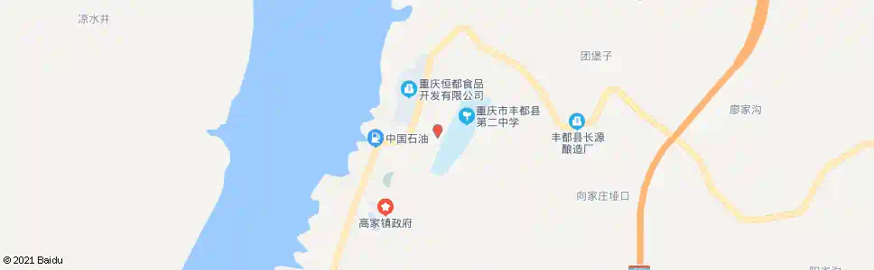 重庆丰二中_公交站地图_重庆公交_妙搜公交查询2025