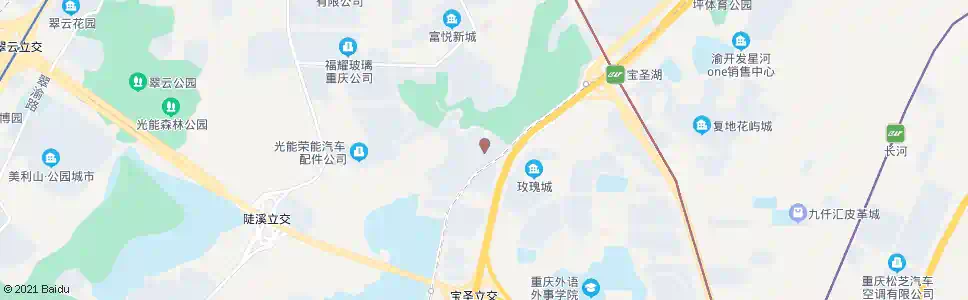 重庆在水一方小区_公交站地图_重庆公交_妙搜公交查询2025
