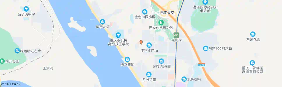 重庆道角_公交站地图_重庆公交_妙搜公交查询2025