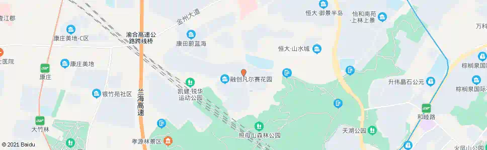 重庆二洞岩_公交站地图_重庆公交_妙搜公交查询2025