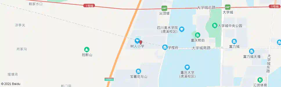 重庆纵五路1站_公交站地图_重庆公交_妙搜公交查询2025