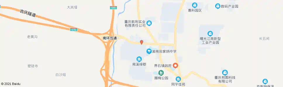 重庆富城路_公交站地图_重庆公交_妙搜公交查询2025