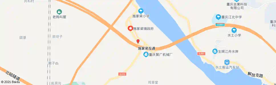 重庆施家梁_公交站地图_重庆公交_妙搜公交查询2025