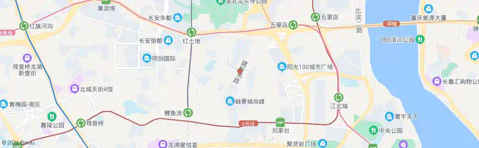 重庆五里店东方灯饰_公交站地图_重庆公交_妙搜公交查询2025