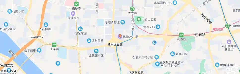 重庆SM广场_公交站地图_重庆公交_妙搜公交查询2025