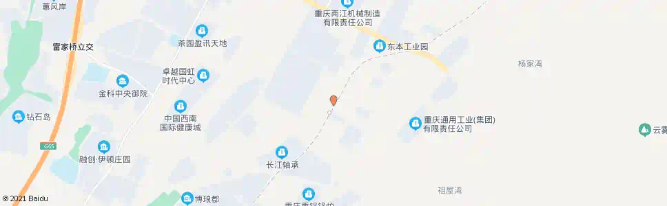 重庆美的工业园_公交站地图_重庆公交_妙搜公交查询2025