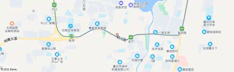 重庆鱼城加油站_公交站地图_重庆公交_妙搜公交查询2025