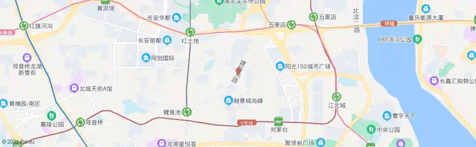 重庆五里店东方灯饰城_公交站地图_重庆公交_妙搜公交查询2025