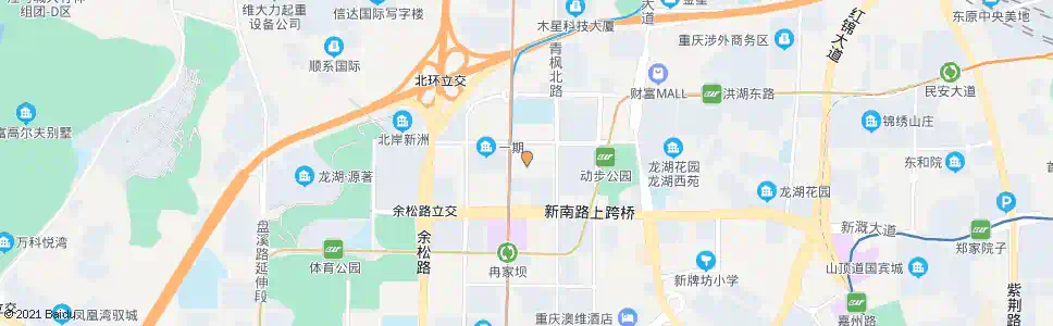 重庆水晶郦城二组团三组团_公交站地图_重庆公交_妙搜公交查询2025
