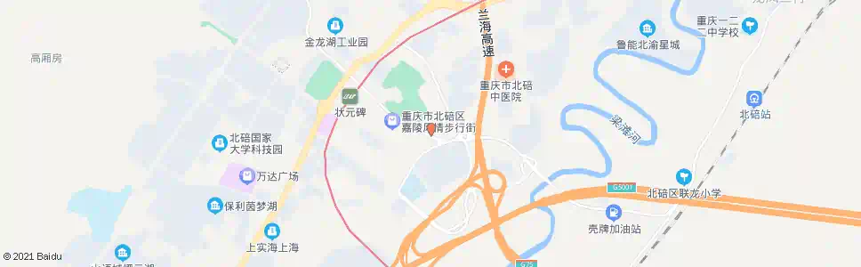 重庆老干局_公交站地图_重庆公交_妙搜公交查询2025