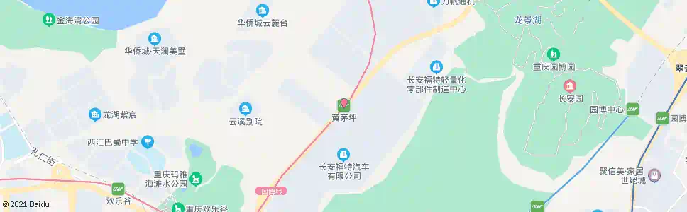 重庆黄茅坪站_公交站地图_重庆公交_妙搜公交查询2025