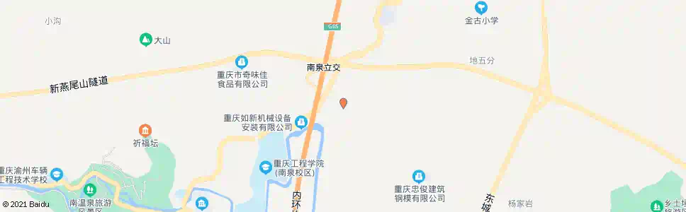 重庆白鹤村1站_公交站地图_重庆公交_妙搜公交查询2025