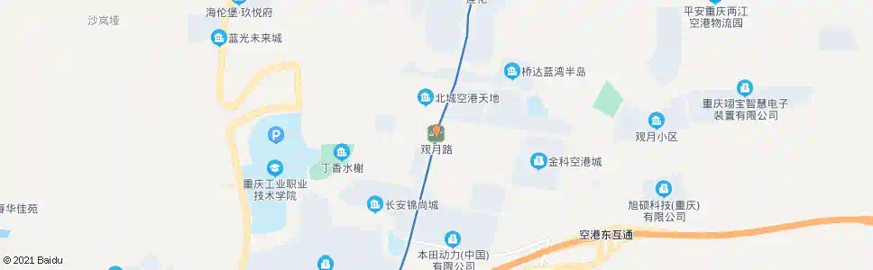 重庆观月路站_公交站地图_重庆公交_妙搜公交查询2025