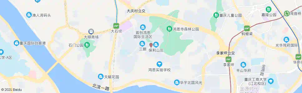 重庆鸿恩三路_公交站地图_重庆公交_妙搜公交查询2025