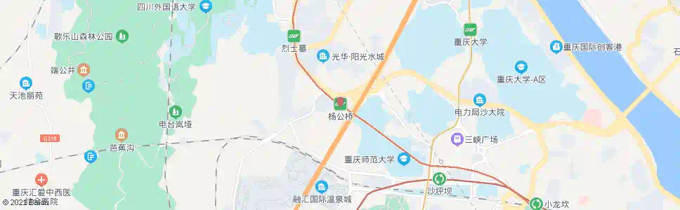 重庆杨公桥_公交站地图_重庆公交_妙搜公交查询2025