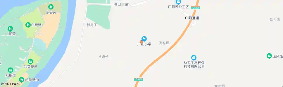 重庆广阳小学_公交站地图_重庆公交_妙搜公交查询2025