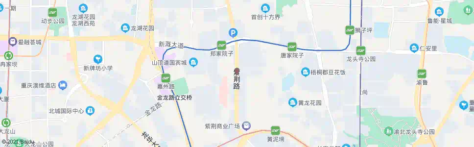 重庆紫荆路_公交站地图_重庆公交_妙搜公交查询2025