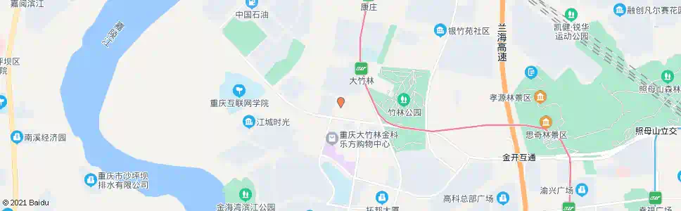 重庆水竹苑_公交站地图_重庆公交_妙搜公交查询2025