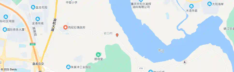 重庆鸡冠石_公交站地图_重庆公交_妙搜公交查询2025
