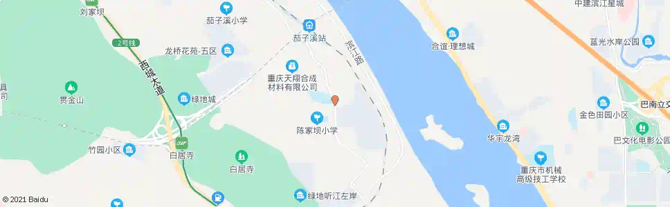 重庆陈家坝_公交站地图_重庆公交_妙搜公交查询2025