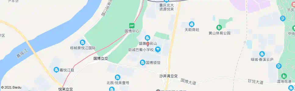 重庆宝山路口北_公交站地图_重庆公交_妙搜公交查询2025