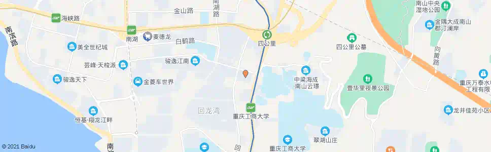 重庆绿洲龙城_公交站地图_重庆公交_妙搜公交查询2025