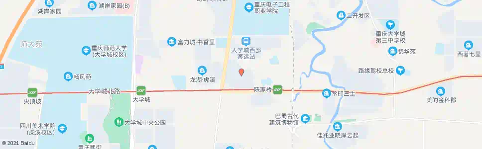重庆融城华府_公交站地图_重庆公交_妙搜公交查询2025