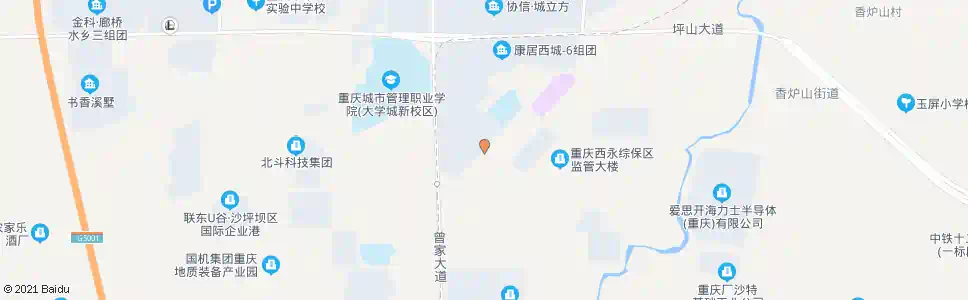 重庆康城南路_公交站地图_重庆公交_妙搜公交查询2025