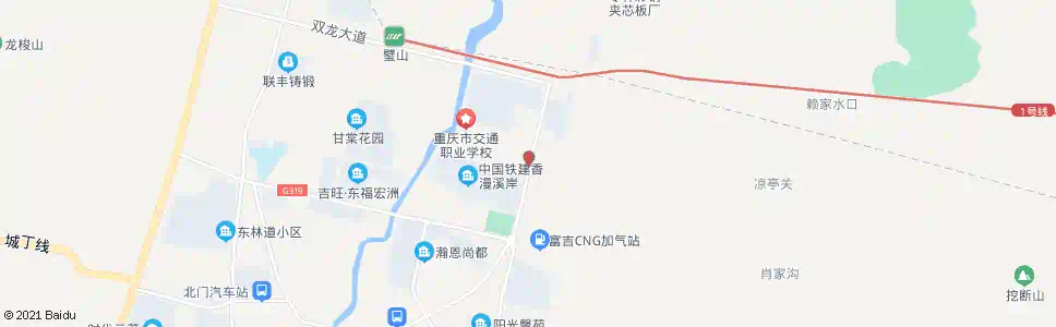 重庆交通职培中心_公交站地图_重庆公交_妙搜公交查询2025