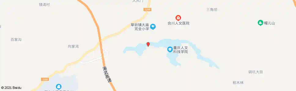 重庆树人大道_公交站地图_重庆公交_妙搜公交查询2025