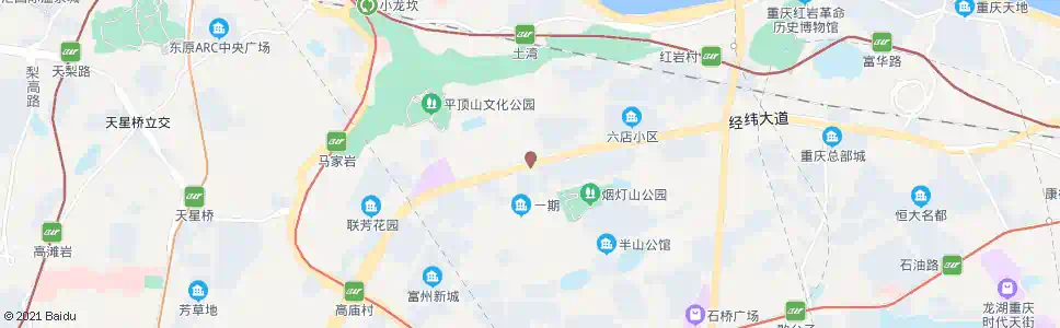 重庆同创高原_公交站地图_重庆公交_妙搜公交查询2025