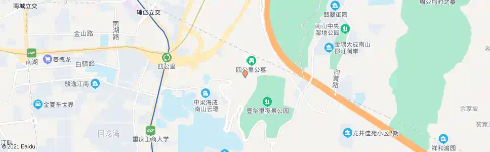 重庆江南殡仪馆_公交站地图_重庆公交_妙搜公交查询2025