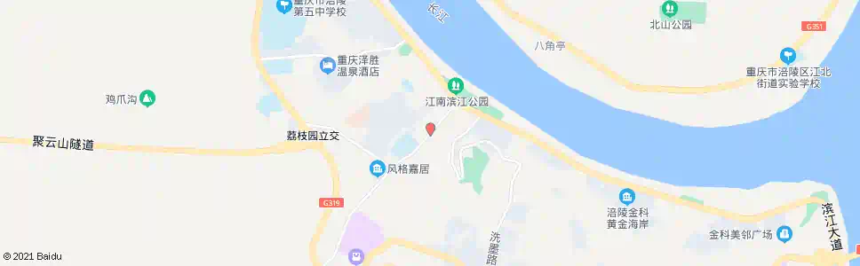 重庆十六中_公交站地图_重庆公交_妙搜公交查询2025